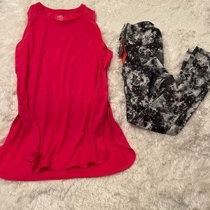 Athletic top & legging